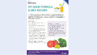 Formula/Diet Record Tool